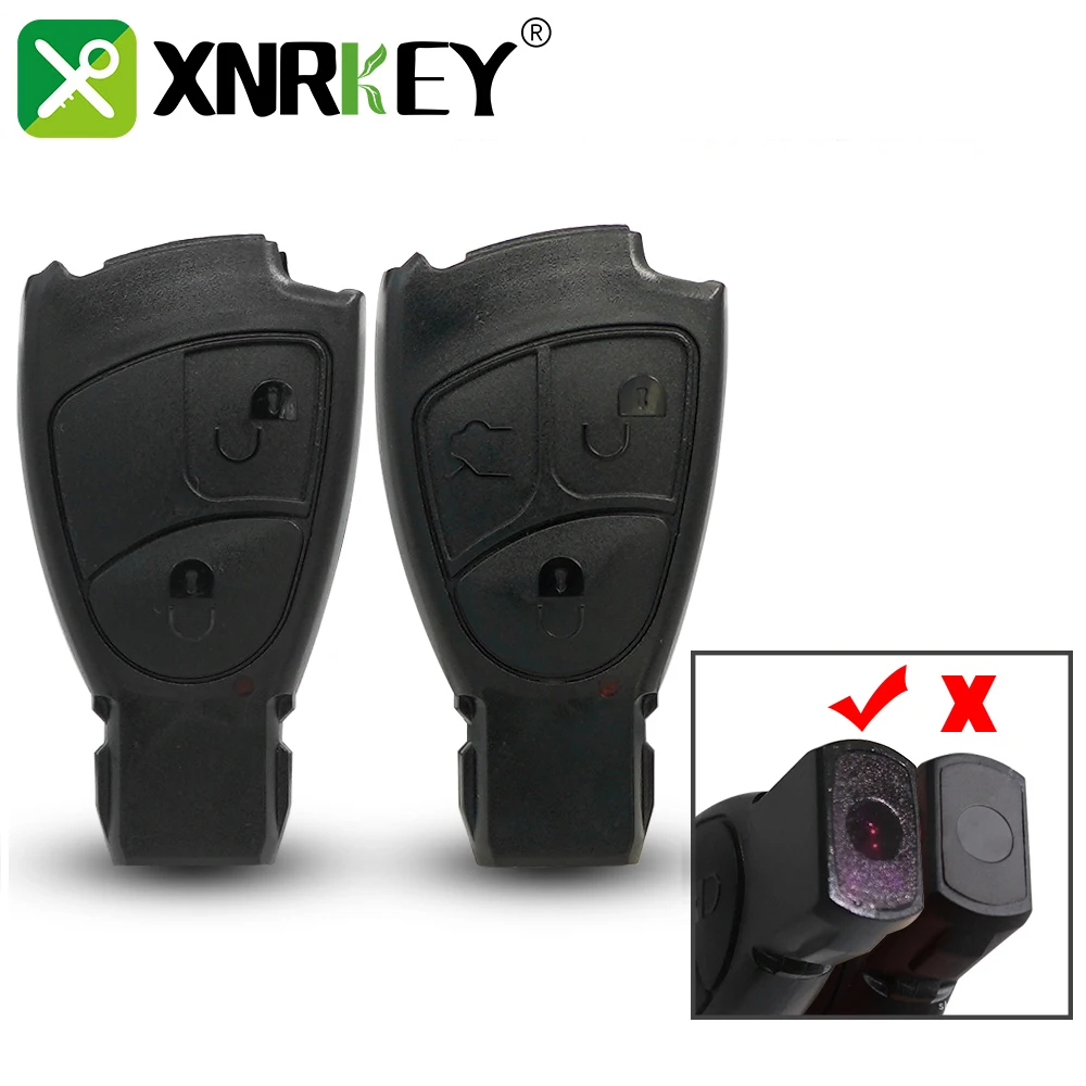 Xnrkey 2/3/4 Pulsante Car Remote Key Shell Fob Per Mercedes Benz B C E S Gml Cls Cla Clk W203 W204 W210 W211 W212 Cover Per Chiave