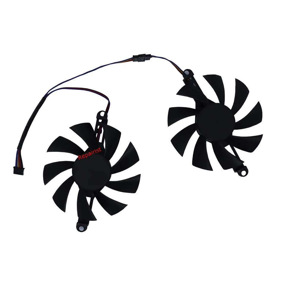 

2pcs/Set 85MM Diameter,GPU Cooler,For PARA ALSEYE RX580,For 51risc RX6600M,For Colorful P106,Graphics Cards,Replace FL8015 12VB