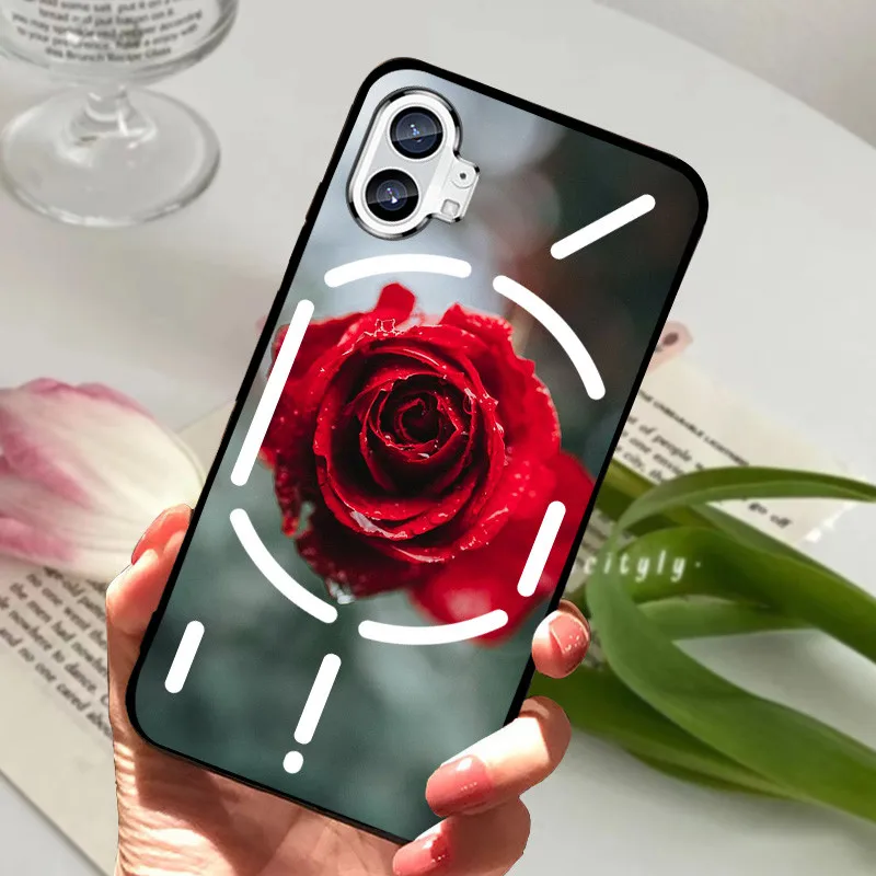 Shockproof Black Bumper Back Phone Case
