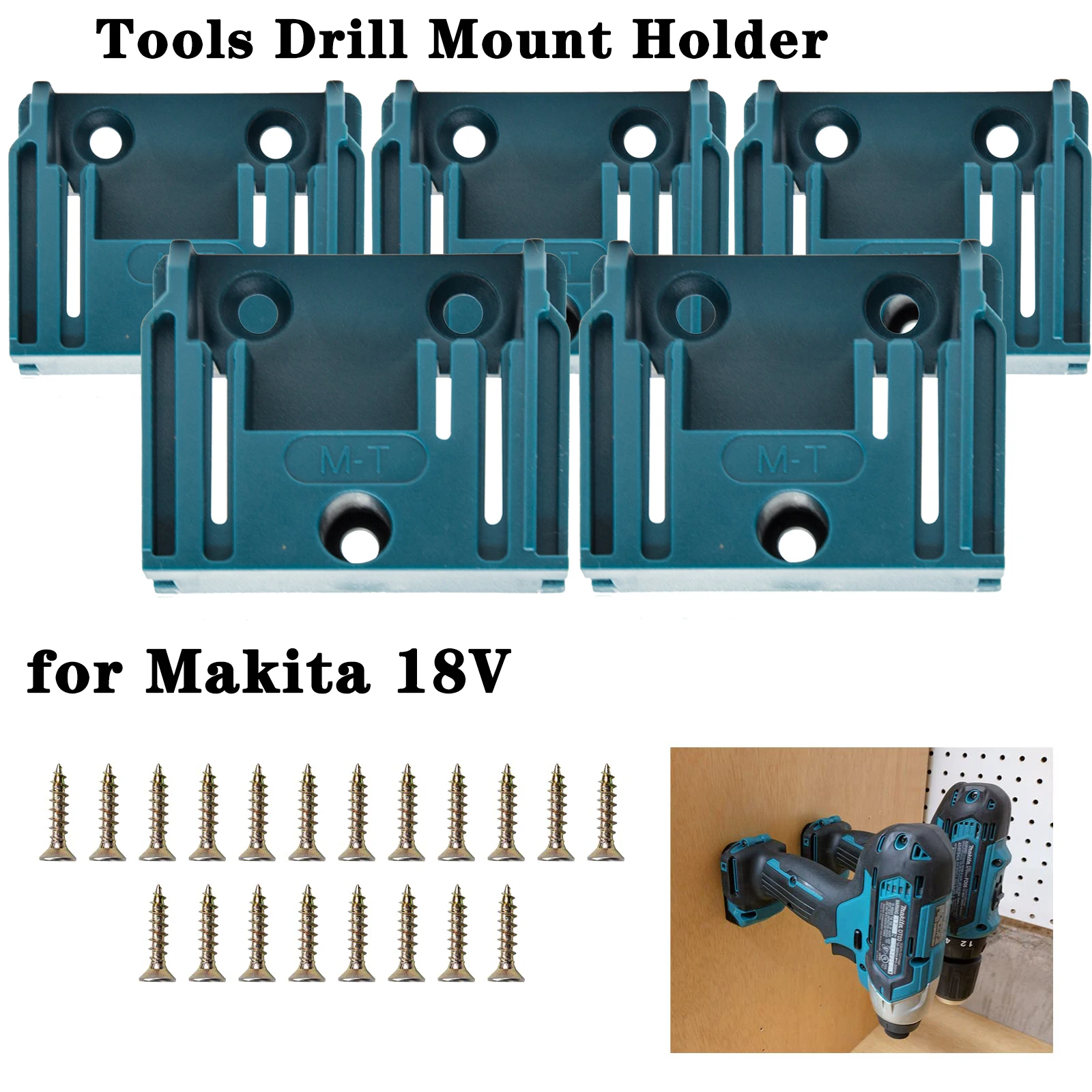 Soporte de herramientas de taladro montado en la pared para Makita,  colgador de herramientas eléctricas duradero