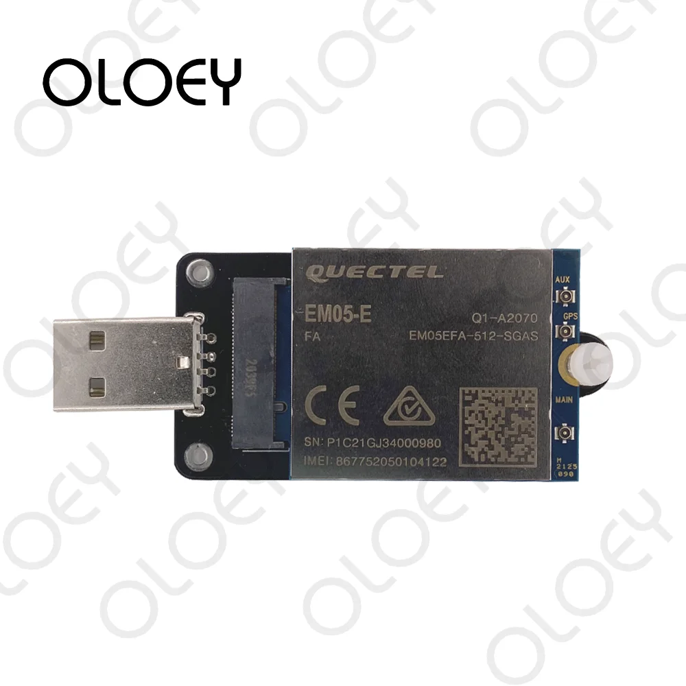 Quectel EM05-E 4G, устройство для подключения к Интернету, с M.2 на Mini PCIE, USB-адаптер, плата для подключения к Nano SIM-слоту