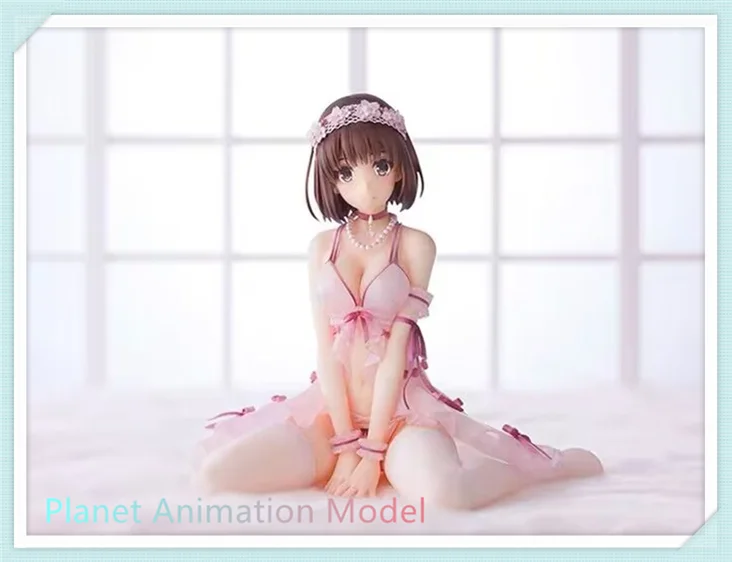 

100% Genuine Original In Stock Megumi Kato Lingerie ver H14CM 1/7 PVC Action Anime Figure Model Toys Doll Gift