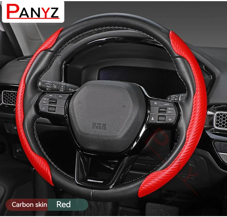 Car Suede Steering Wheel Cover Summer Sweat-absorbin For  Tesla Roadster Model 3 Model S Model X