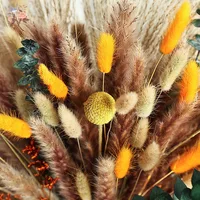 Natural Pampas Bouquet Reed Dried Flowers Wedding Boho