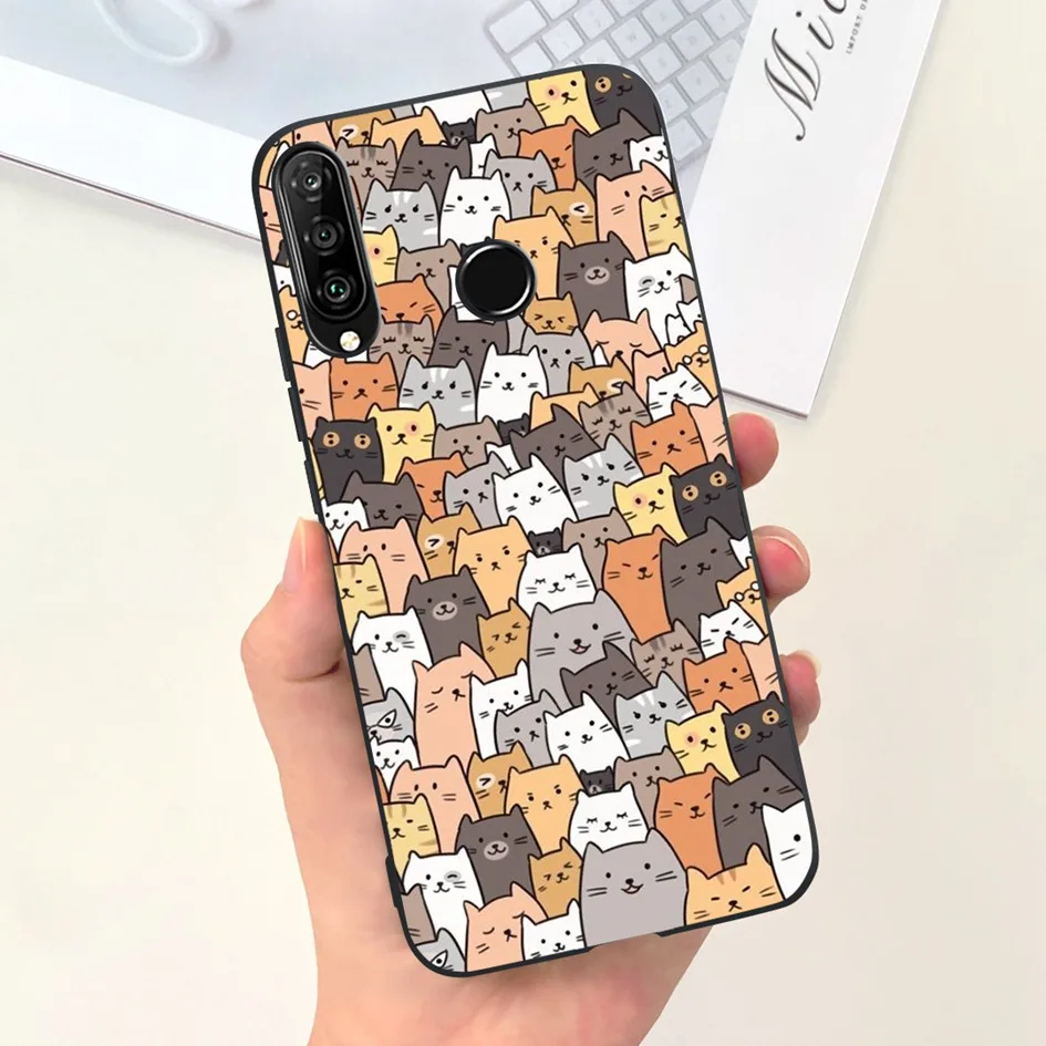 Floral Space Pattern Soft Silicone Phone Case