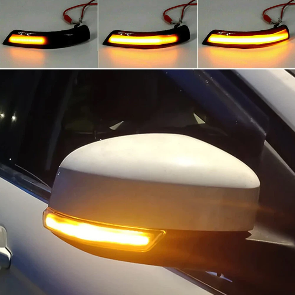 2Pcs LED Mirror Turn Signal Light OE: Side Mirror Indicator Lamp Exterior Mirror Turn Signal Lamp Car Accessories