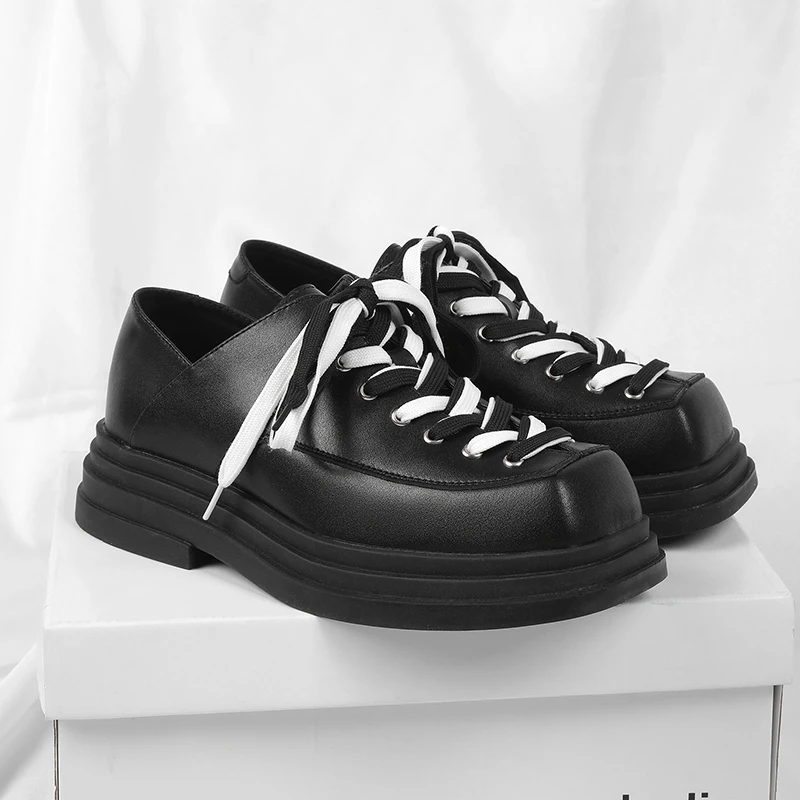 【OPEN Yy】TONGUE DERBY HEELS ★韓国人気★追跡付 OPEN YY