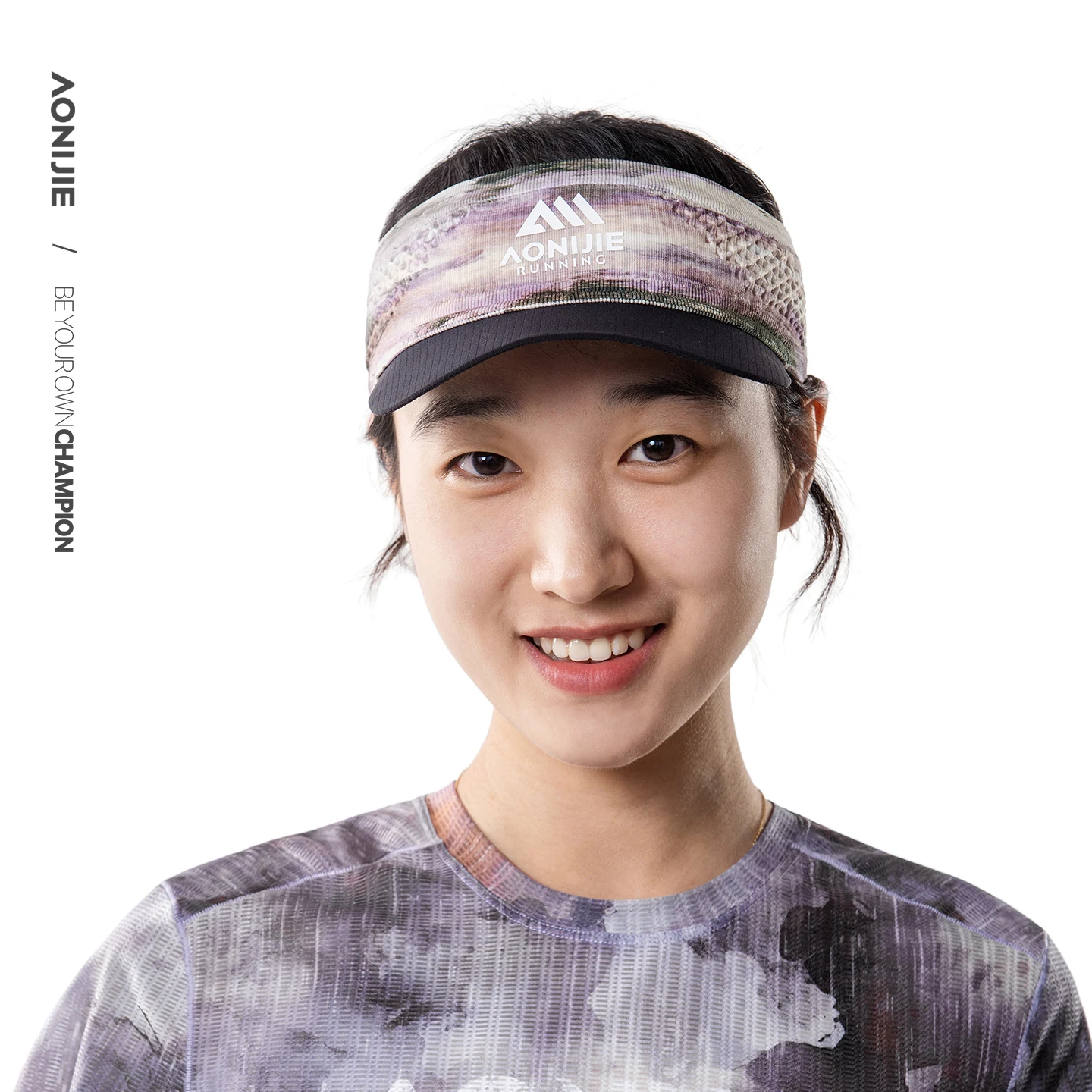 Aonijie 야외용 탑 빈 캡 탑리스 모자 마라톤 러닝 모자용 햇빛 가리개 및 속건성 땀 흡수 캡