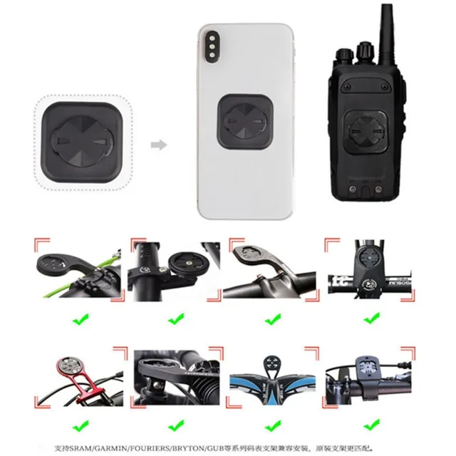 Supporto Adesivo Per Garmin E Cellulare - Per Bicicletta, Universale, Facile Installazione