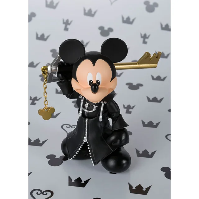 100% Original Bandai S.H. Figuarts SHF King Mickey KINGDOM HEARTS II In Stock Anime Action Collection Figures Model Toys 4