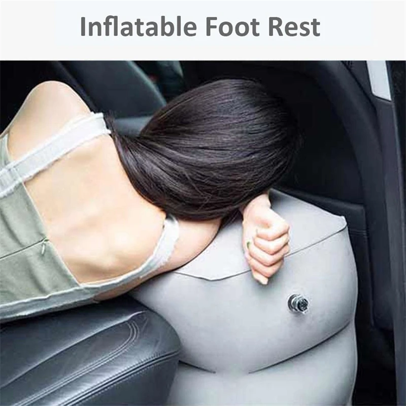 Car Sleeping Footrest Pillow Kids Resting footstool On Car Bus Travel Foot  Pad Footrest - AliExpress