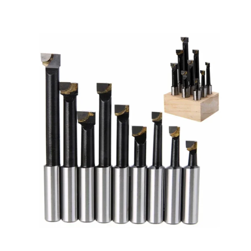 MT3 M12 Arbor F1 -12 50mm boring head 9pcs 12mm boring bars head set carbide boring tool