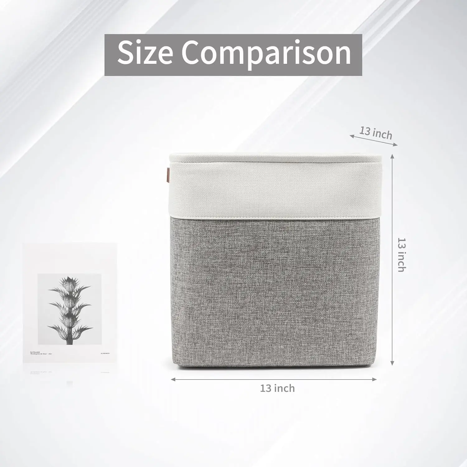 Cube Storage Bins, Collapsible Fabric Storage Box, Closet Baskets with Handles for Organizing, Shelf, Toys, Clothes 3