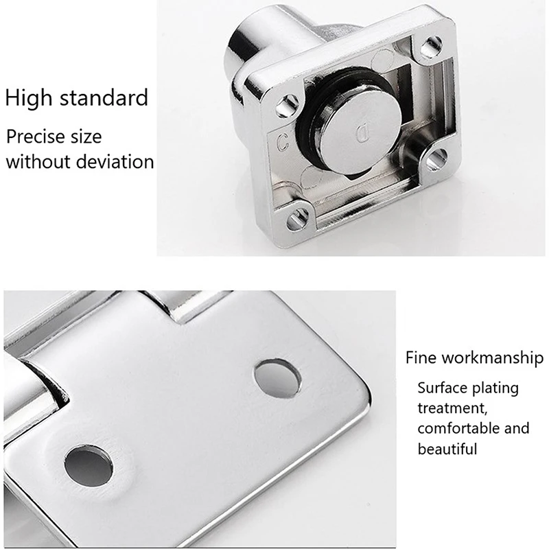 Description Picture 3 of item1pc Safety Keyed Hasp Lock Stainless Steel Twist Knob Keyed Locking Hasp Catch Latch Door Lock for Small Doors Cabinets