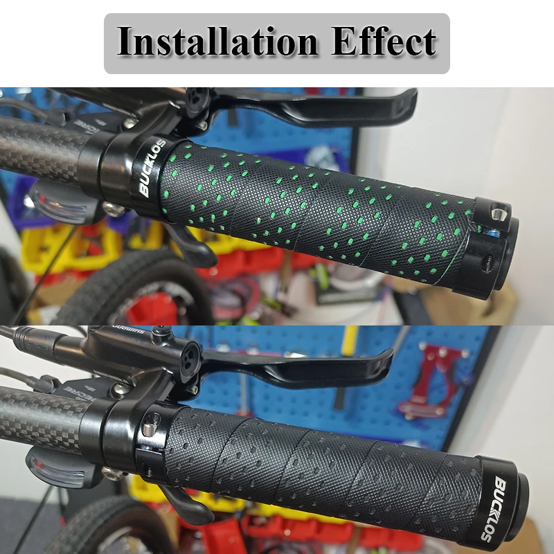 1Pair Non-slip Bike Handlebar Grips Comfortable PU Tape Cover Handle Grips 22.2