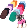 Pure Cotton Dog Shirts Puppy Blank Clothes for Small Medium and Large Dogs Soft Thin T-Shirt  Doggy Vest Cat Bottoming T Shirts