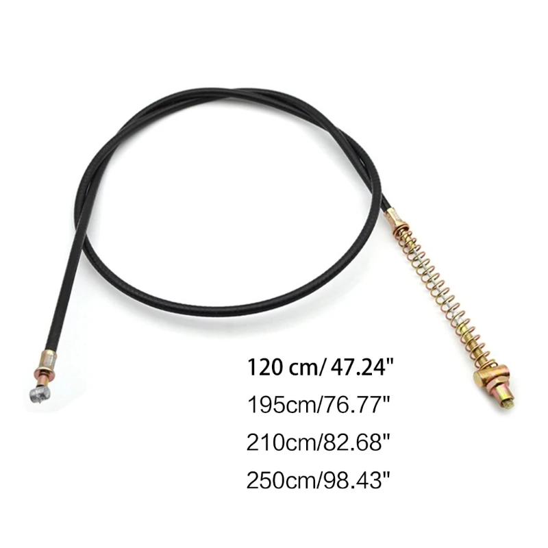 1200/1950/2100/2500mm Electric Vehicle Brake Cable Front Rear Drum Brake Line Suitable with Scooter Moped Bike Accessory