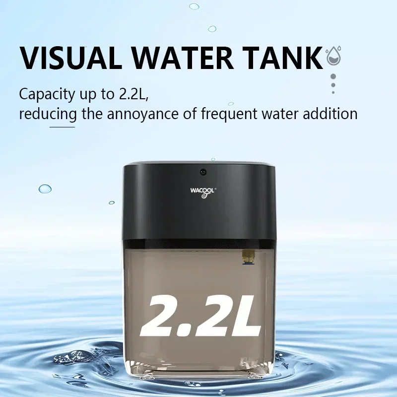 2.2L Reptile Mister Fogger Terrariums Humidifier Extremly Silent Fog Machine Misting Rainforest Sprayer System Tank Amphibians