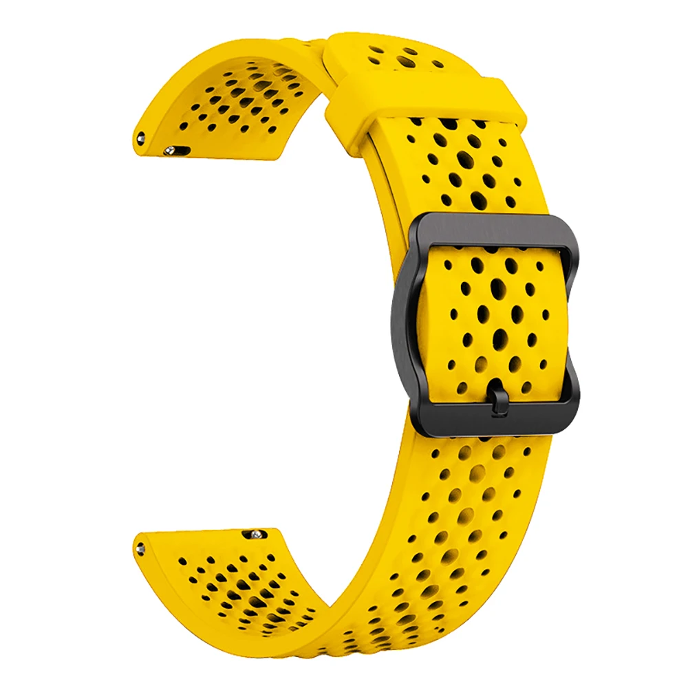 Breathable Silicone Sport Strap - 22mm
