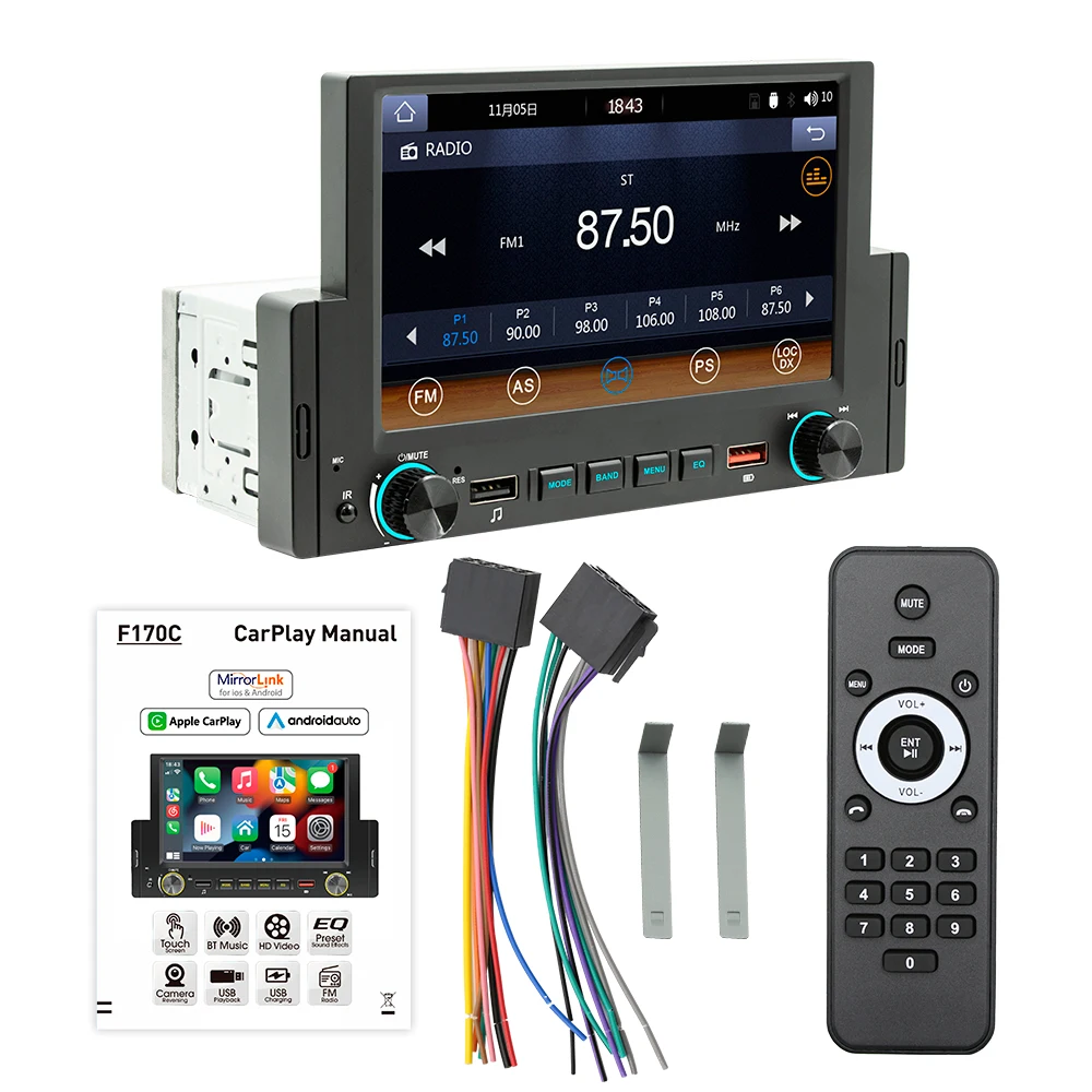 

6.2in Car BT MP5 Player Auto Multifunctional Car Music and Video Player Auto Multi-media Player Radio Receiver