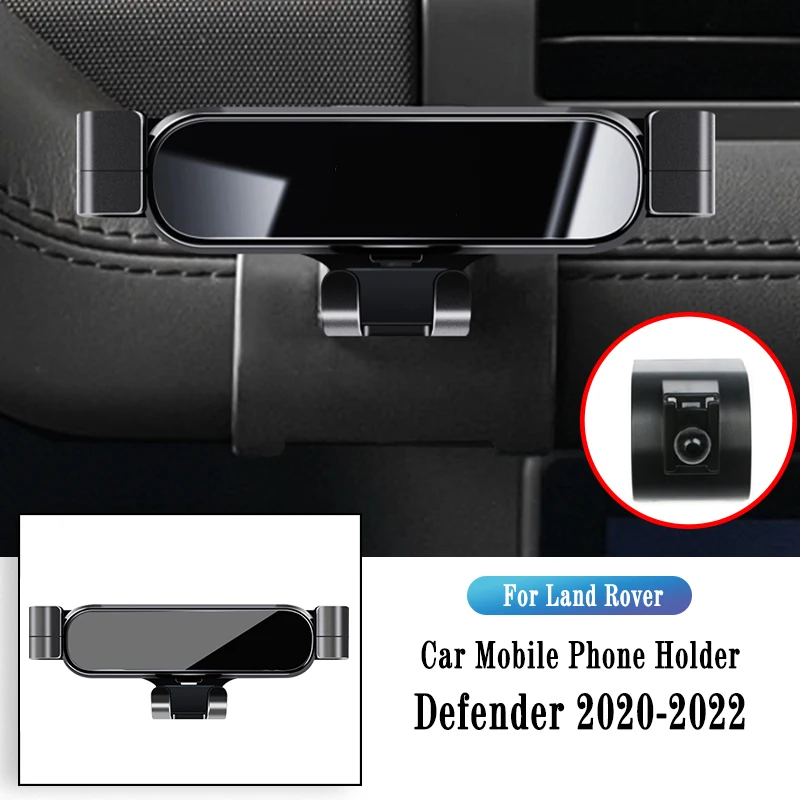 

Car Phone Holder For Land Rover Defender 2020-2022 Gravity Navigation Bracket GPS Stand Air Outlet Clip Rotatable Support