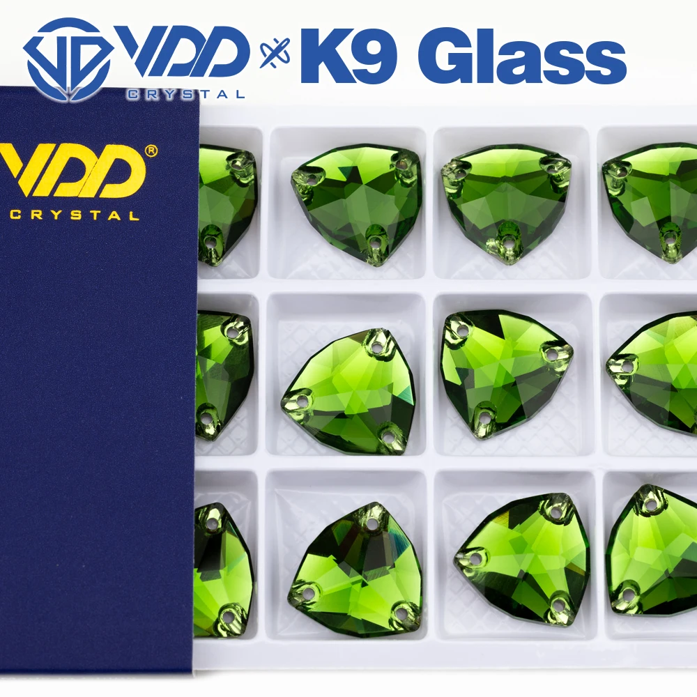VDD Großhandel Trilliant Top Qualität K9 Glas Nähen Auf Strass Kristall Box-verpackt Flatback Nähen Steine Für DIY Taschen kleidungsstück – Detail 17