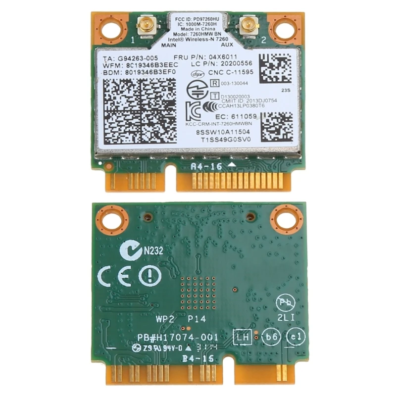 2.4Ghz 7260HMWBN Mini PCIE Wireless Wifi Networks Card for ThinkCentre M93 M93p E440 E540 S440 S540 Laptop Accessories P9JB