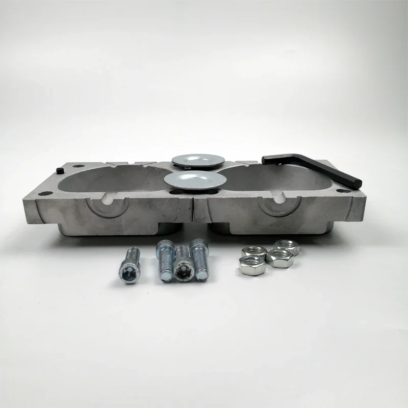 Aluminiumflasche für das Zahnprothesen-Injektionssystem, zur Herstellung von Teilprothesen, Zubehör für Dentallaborausrüstung_voghion.com