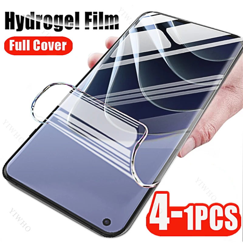 

4-1pcs for OnePlus 10R 10T 10 9 9E 9R 9RT 8 8T+ 7 7T Pro 5G Screen Protector Clear Hydrogel Film for Oneplus Ace Racing Pro 2 2V