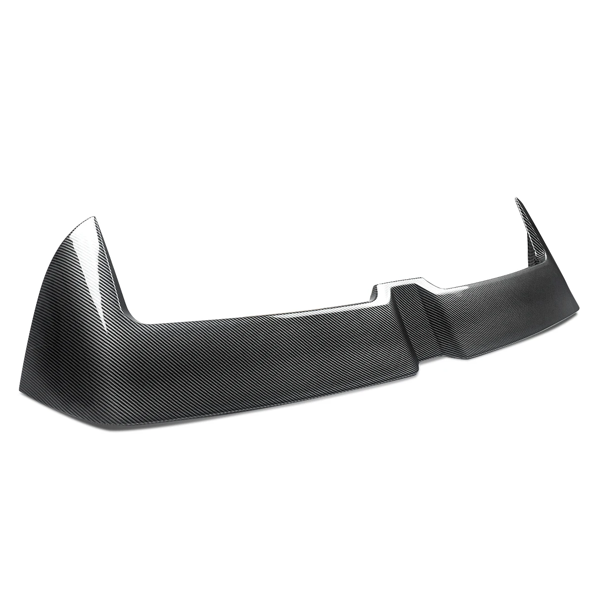 Carbon Pattern Rear Roof Spoiler Tail Top Wing For VW Golf 8/MK8 GTI R 2021-2024