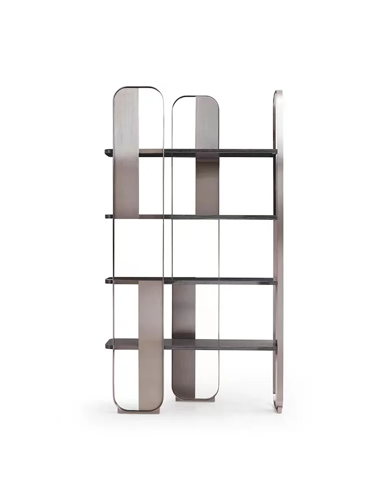 

Nordic living room partition floor shelf