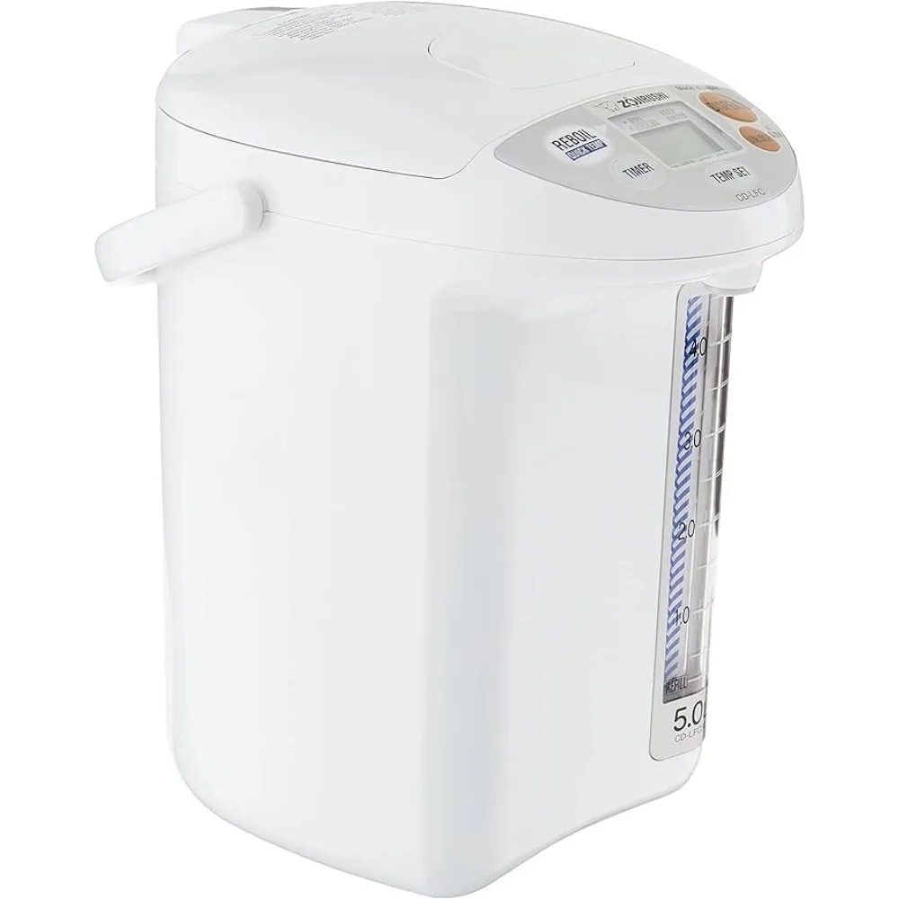 

Water Boiler and Warmer, 169 oz/5.0 L, 4 insulation temperature settings,White ,one click electric dispensing system