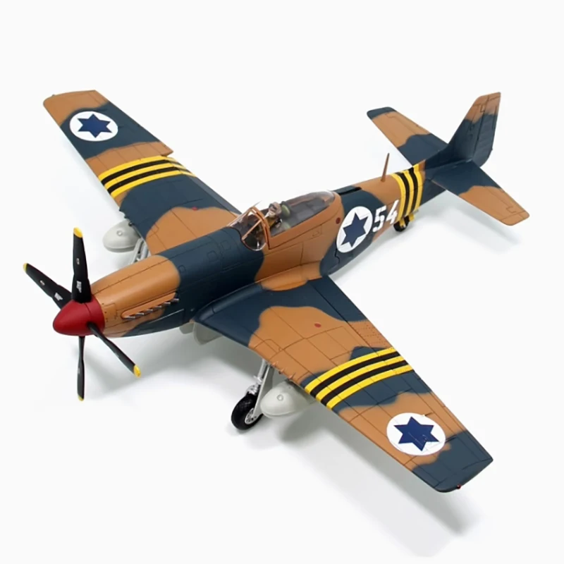 다이캐스트 P-51D 전투기 합금 완제품 항공기 시뮬레이션 모델 장난감, 정적 ..