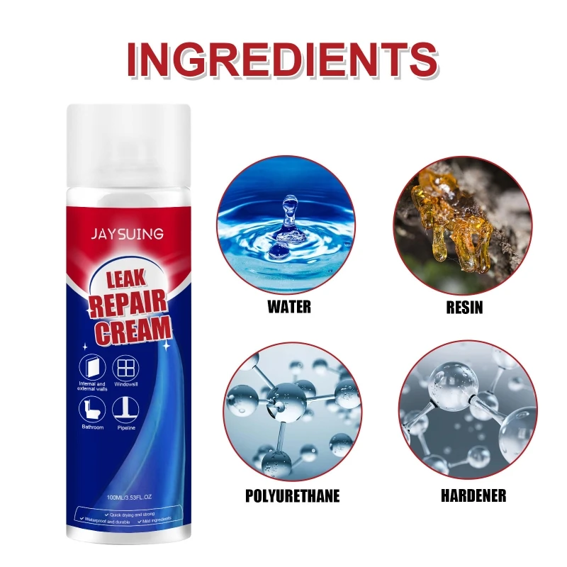 Super Strong Bonding Spray Innovative Waterproofing Agent Repair Spray 100ml Effective Anti Leaking Sealant For Repairs M4YD sealant glue silicone sealant anti leak sealant
