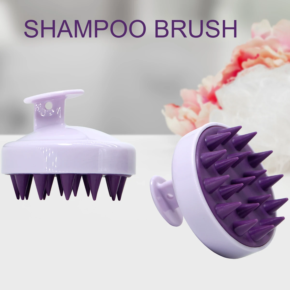 Home Cleaning Silicone Shampoo Brush Head Scalp Massage Comb Hair Washing Combs Body Massage Bath Brush Salon Hairdressing Tools 4