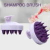 Home Cleaning Silicone Shampoo Brush Head Scalp Massage Comb Hair Washing Combs Body Massage Bath Brush Salon Hairdressing Tools 4