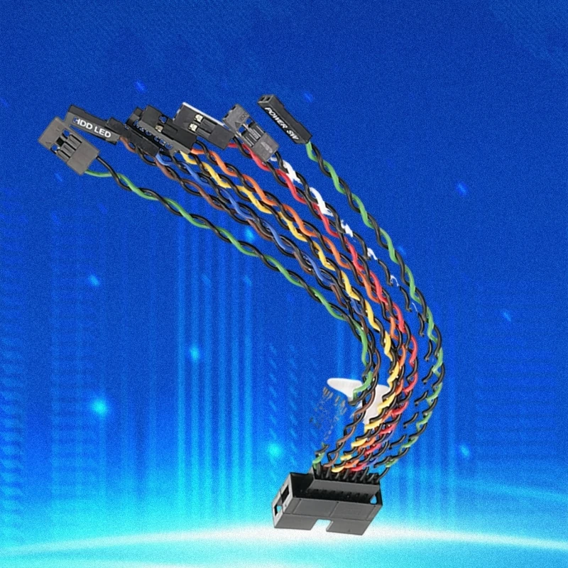 다기능 슈퍼마이크로 전면 패널 커넥터 어댑터 케이블, 컴퓨터 케이스 서버 스위치 익스텐션 코드