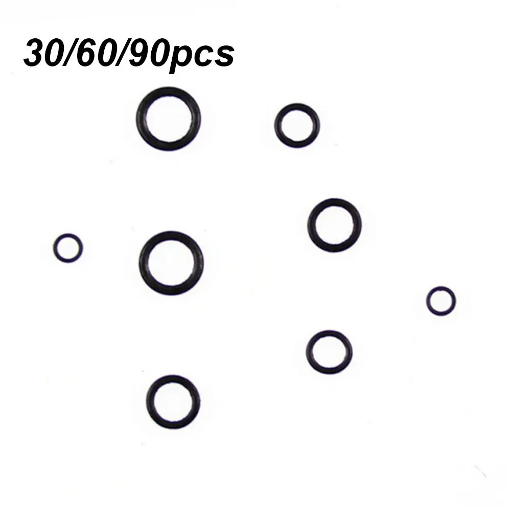 Durable 2mm 3.2mm 3.7mm 4.4mm 5.3mm Metal Carp Fishing O Ring Terminal End Tackle Accessory Tippet Rig Ring Flat Round Matt