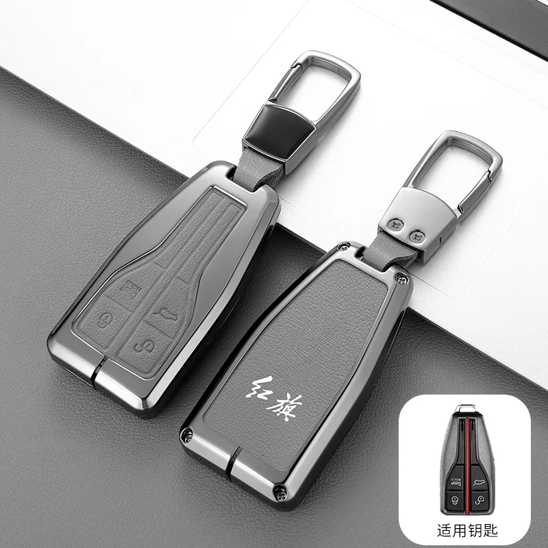 Per Hongqi Hs5 Hs7 Portachiavi Per Auto Speciale In Pelle Di Metallo