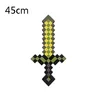 45cm New Game Foam Sword Shovel Knife Weapons Brinquedos Action Figure Game Model Diamond EVA Toys 3