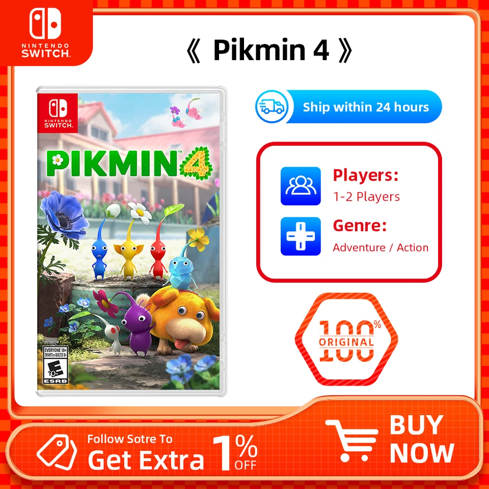【最終値下げ】ピクミン3 & 4 Nintendo Switch ⭐️ ピクミン4 Switch - Nintendo Switch新 発売