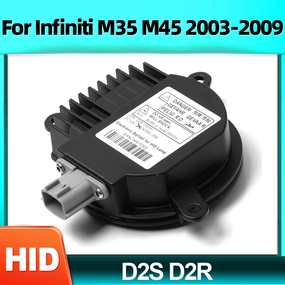 

35W Xenon Headlight Ballast Driver Module D2S D2R HID Lamps Ballast For Infiniti M35 M45 2003 2004 2005 2006 2007 2008 2009