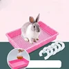 50pcs Disposable Rabbit Cage Liner Plastic Bunny Cage Mat Cleaning Pad Hamster Dog Cage Replacement Diaper Universal Toilet Film 2