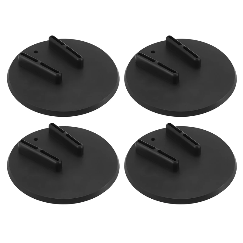 4X Motorcycle Kickstand Pad Kick Stand Coaster Puck For Touring