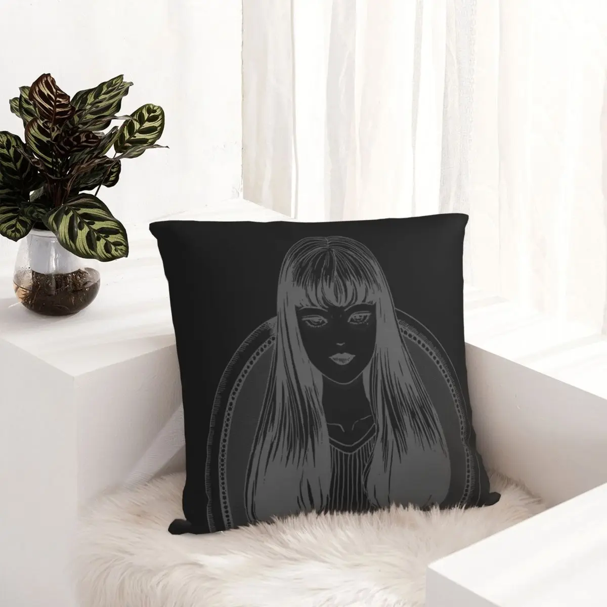 

The Horrifying The Grotesque Tales Of Junji Ito pillowcase printed cushion cover sofa waist pillow pillow cover