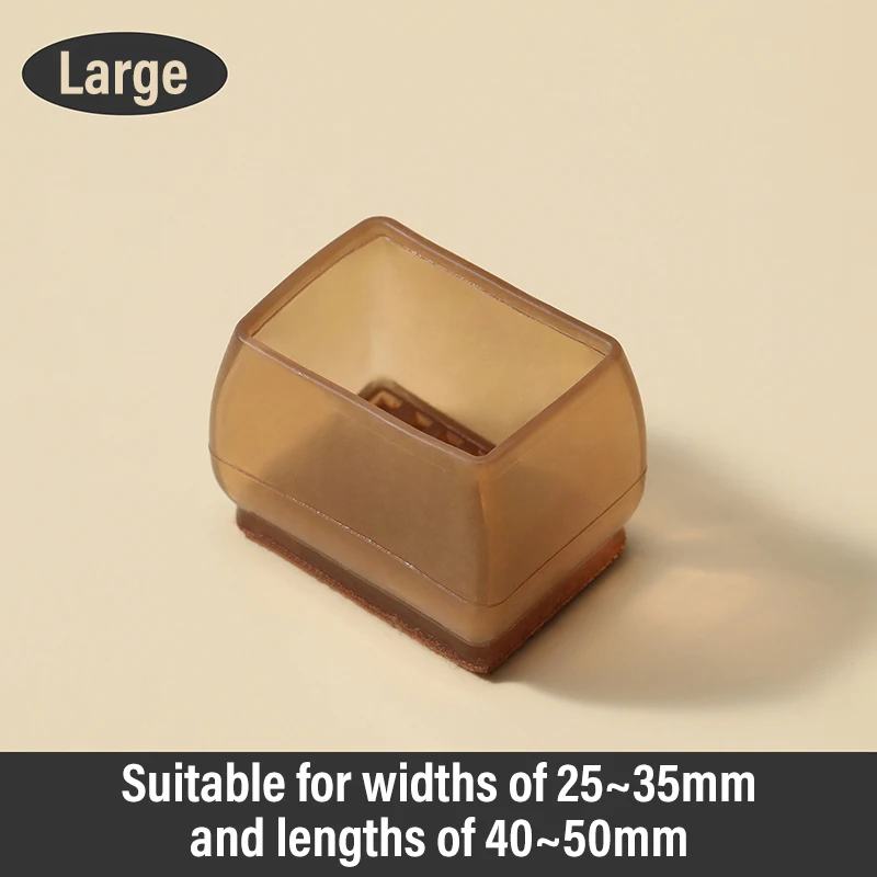 16-Piece Furniture Leg Floor Protectors with Felt Pads and Sliders