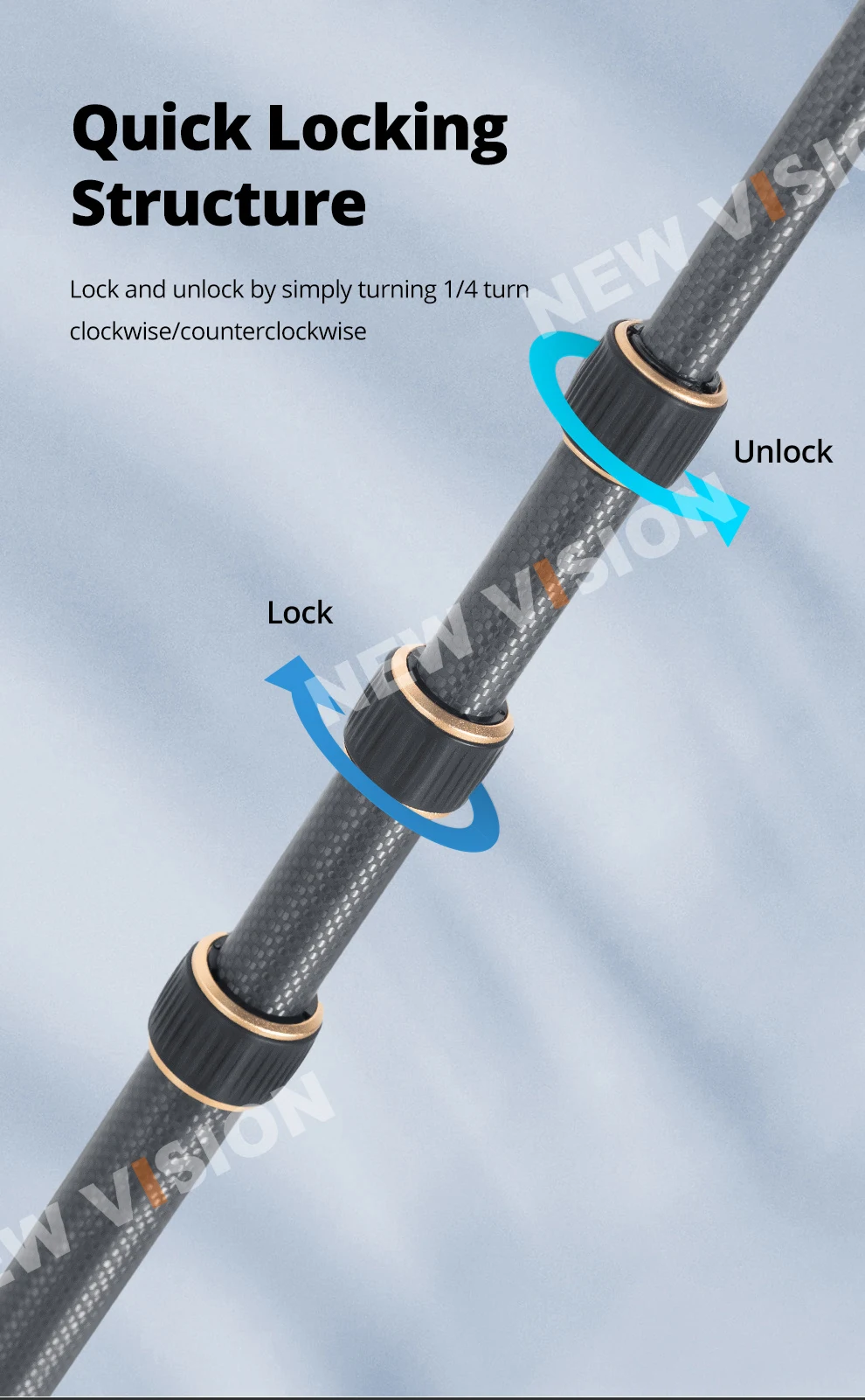 QZSD LS-255/285 Reverse folding light stand Photography outdoors Portable tripod