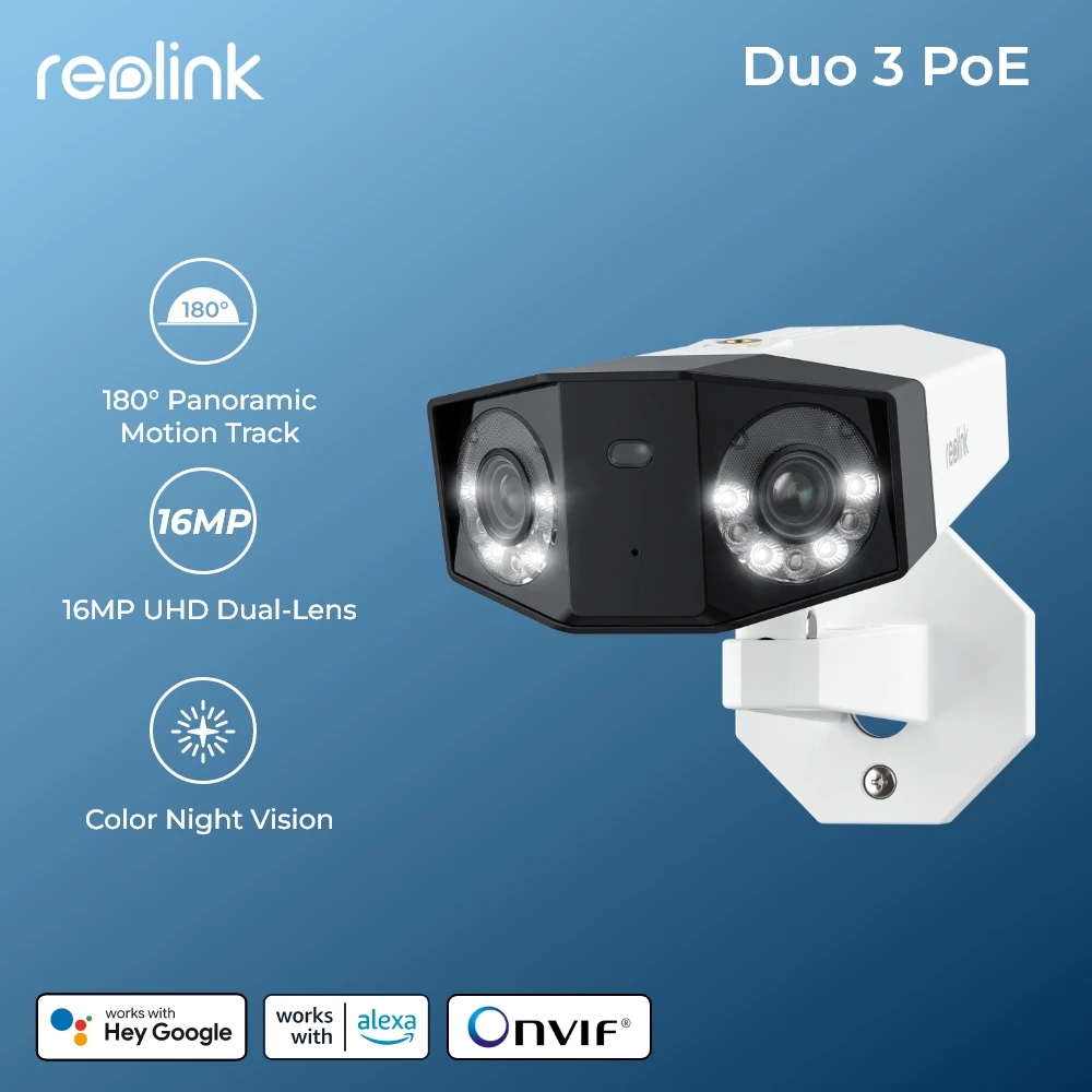 Reolink Fisheye PoE 6MP binnencamera met 360° panoramisch zicht