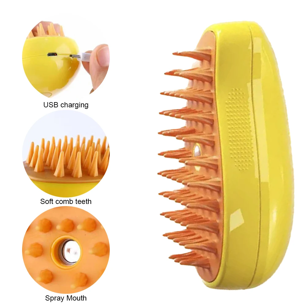 Title 11, Cat Steam Brush Electric Spray Water Spray Kitt...