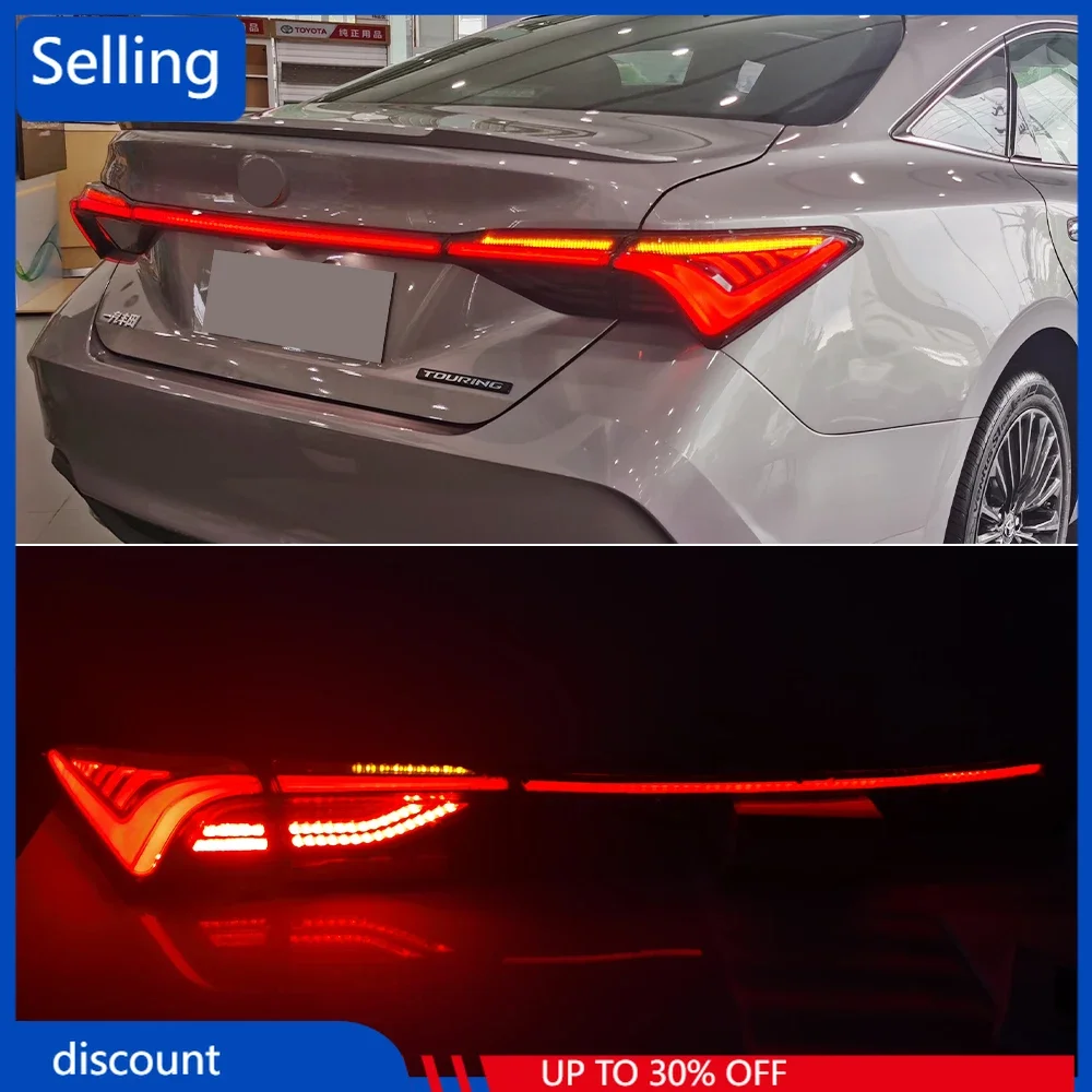 

Автомобильный задний фонарь, задние фонари для Toyota Avalon 2019 2020, задний противотуманный фонарь + стоп-фонарь + Задняя фара + Динамический сигнал поворота фонарь